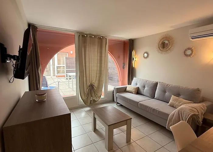 T2 Cap Terrace Piscine Apartamento